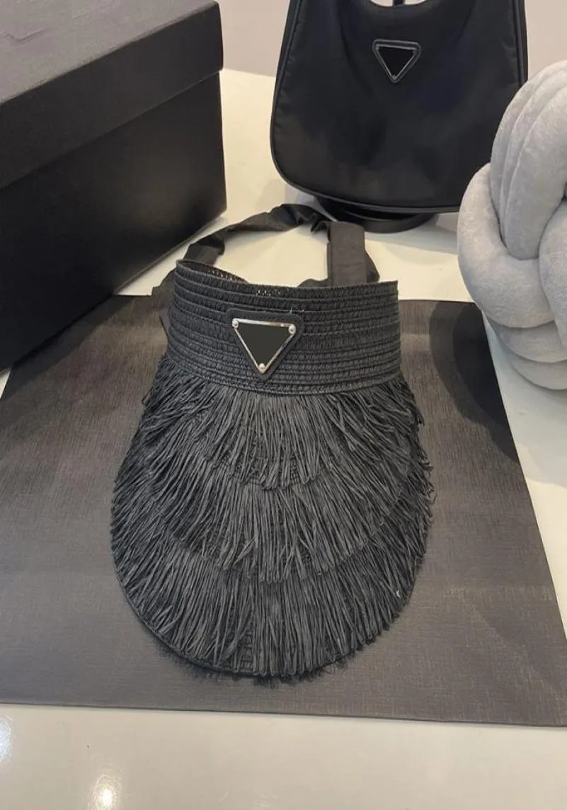 Luxury Designer Hats Visors Women Hats Fashion Triangle Logo Simple Classic Style Outdoor Sun Shade Shopping tillämplig Good1848881