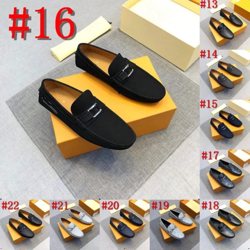 39Model Luxury Men Italian Men Sapatos casuais designers Ultralight Man Slowers Mocassins Moccasins Mades Slip On Boat Shoes Versátil Capfeta