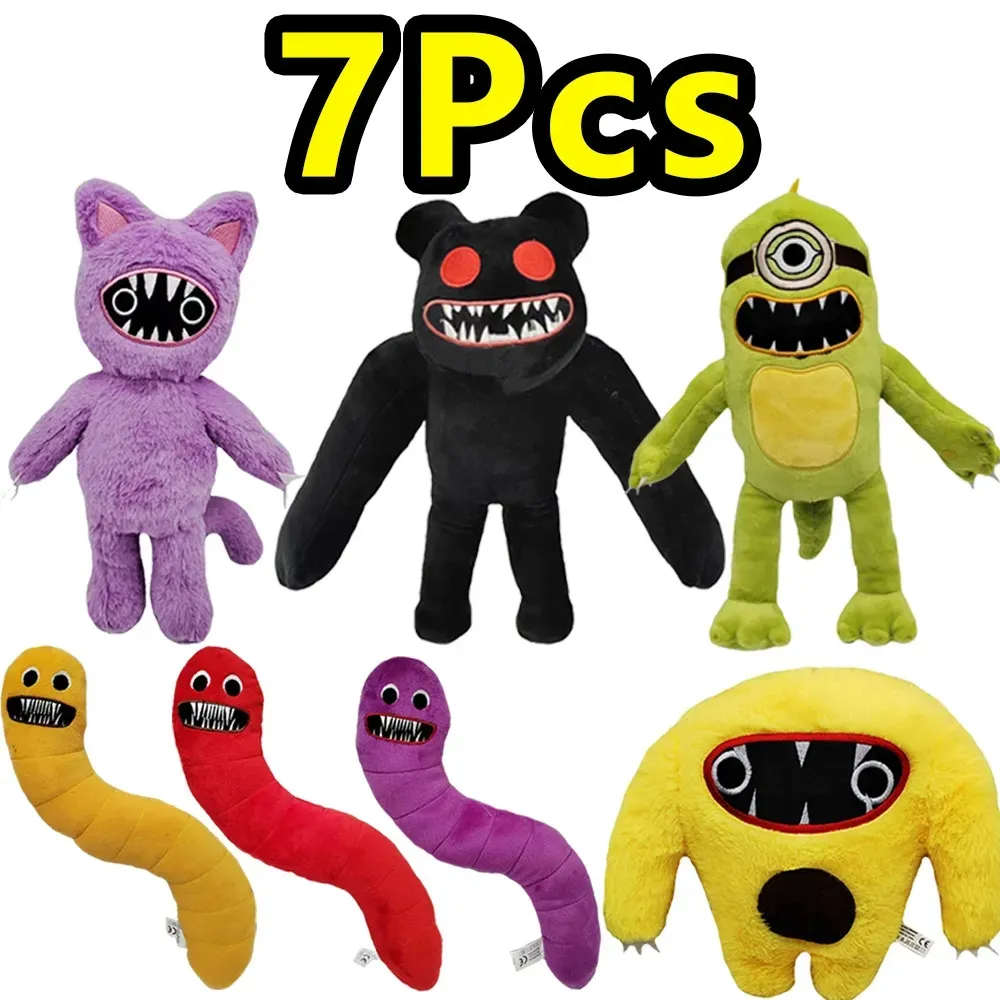 Wholesale New Tooth Brushing Monster Doll Dinosaur Horror Game Surrounding Plush Toys