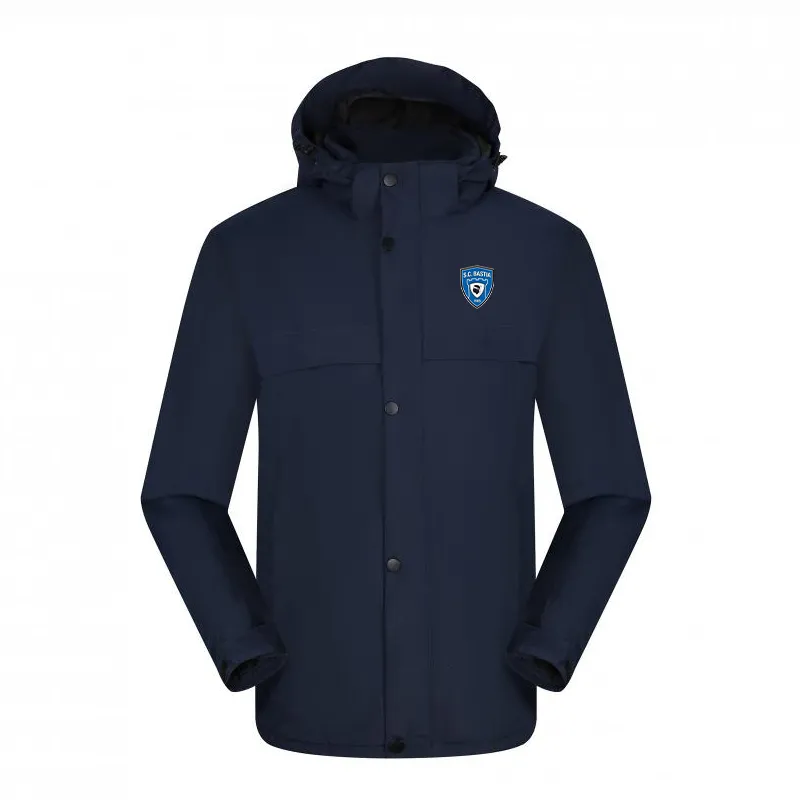 SC Bastia Veste Homme Veste de Voyage de Loisirs Veste d'alpinisme en Plein air imperméable Sports Chauds Sortie de Printemps Veste Hommes et Femmes