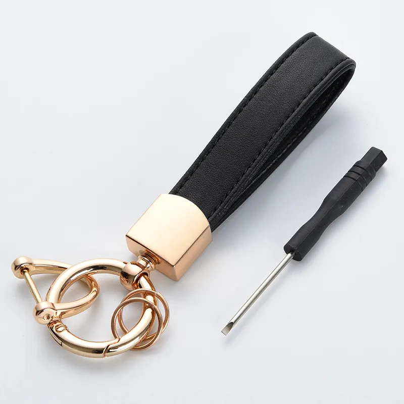 Kreativer exquisiter Leder-Schlüsselanhänger für Männer und Frauen, schöner Taschenanhänger, schönes Party-Geschenk, schwarzer Auto-Schlüsselanhänger
