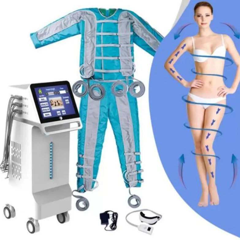 Machine minceur Pressothérapie infrarouge lointain 3 en 1 Équipement de drainage lymphatique Fisioterapia Machines de circulation sanguine Fisioterapia