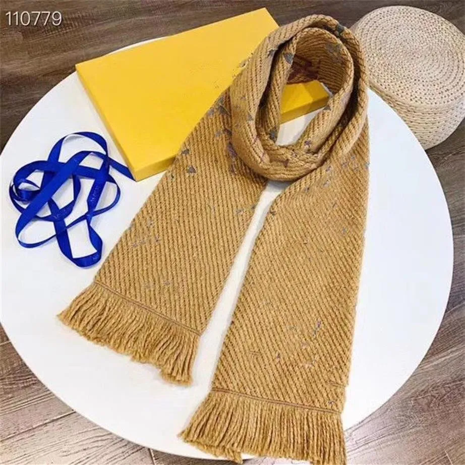 Mode halsduk varumärke kashmir vinter ull designer halsdukar för man kvinnor sjal lång hals 4 färghöjd kvalitet 180 35cm302u