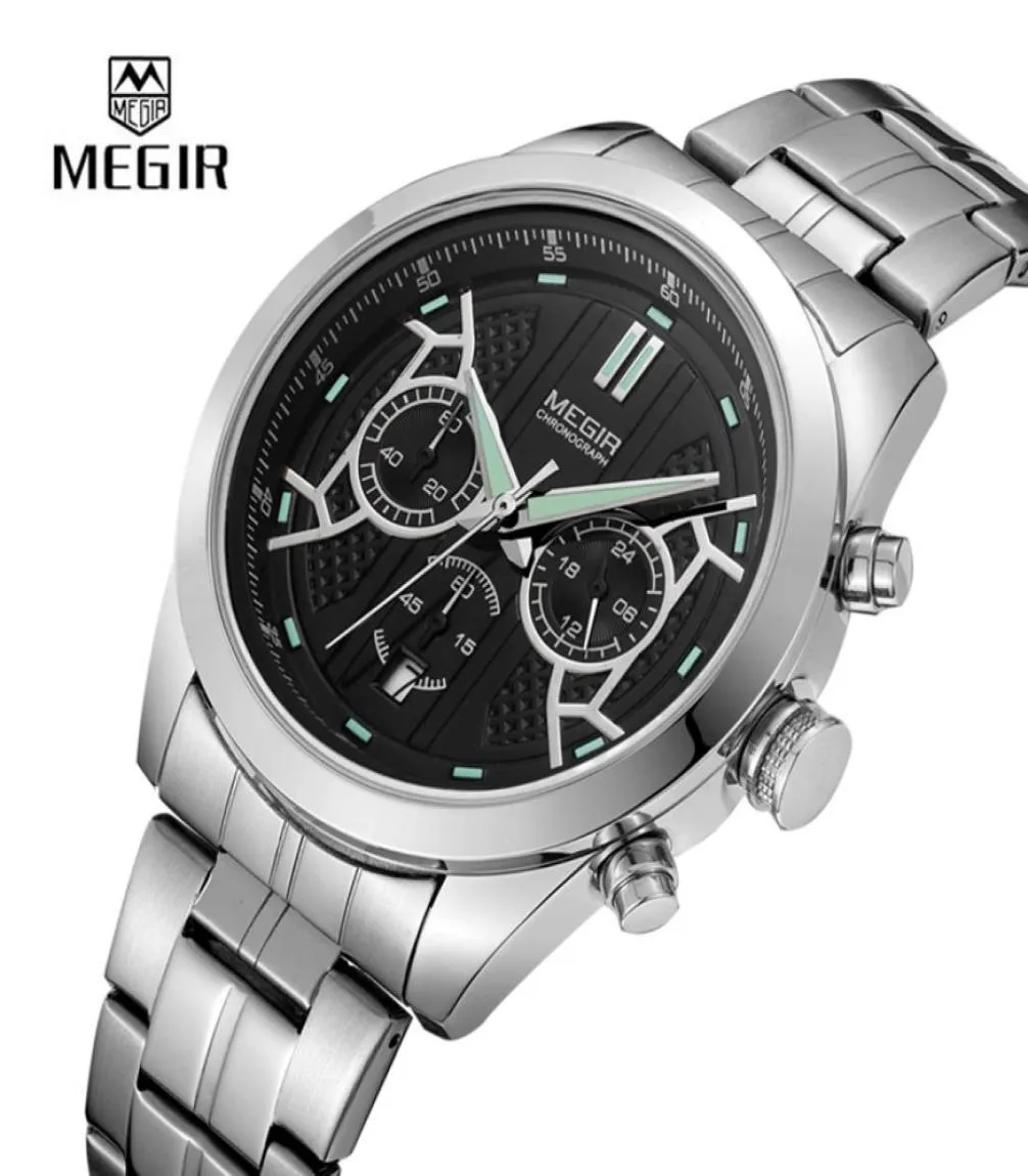 Nya ankomster Timelimiterade Big S -modedesigners armbandsur Grad Waterproof Megir Meigel Ny stil Mens Quartz Watch 4056341