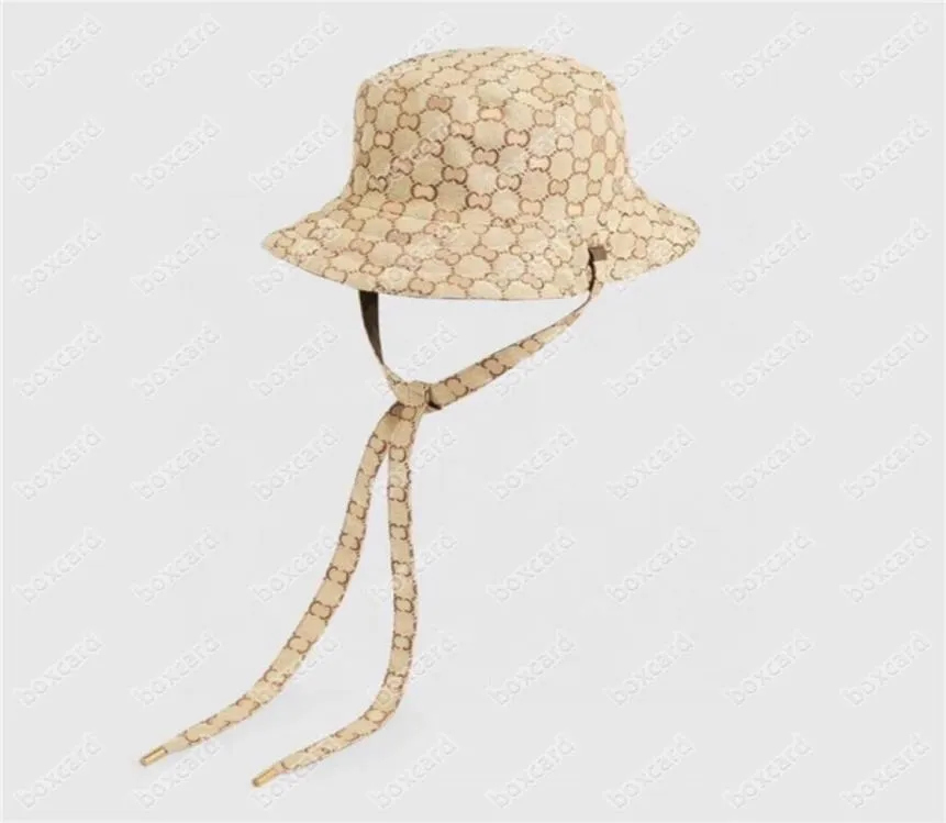 Men Women Double Sided Bucket Hat Newest Designer Sun Cap Lace Up Fisherman Hats Two Sides Pattern Unisex Outdoor Caps Mulit Way T9313227