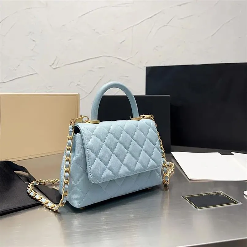 Designer Bags Luxury Handbags Gold Chains Purse Shoulder Bag For Women Lady Portable Tote Handbags Caviar Cowhide Purse Women Fash239W
