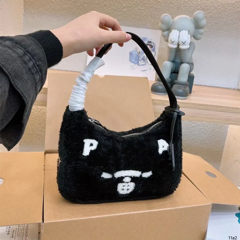 Plush Shoulder Bag Coin Purse Set Soft Fur Handbag for Women, Best  Seller!