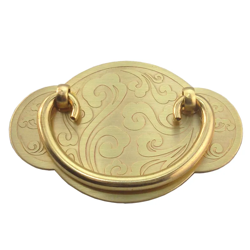 Chinese Antieke Lade Knop Meubilair Klassieke Garderobe Kast Schoen Deurgreep Kast Kegel Vintage Pull Ring Hardware Onderdeel