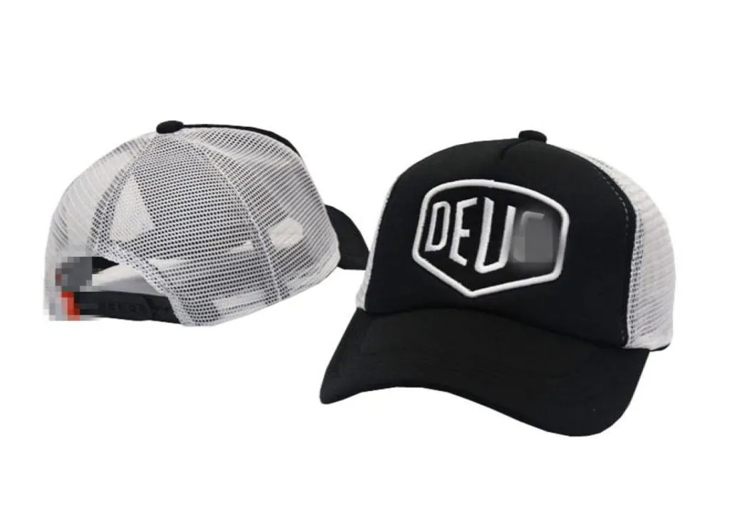 nouveau Deus Ex Machina Baylands Trucker snapback Cap noir MOTOS maille baseball chapeau sport luxe octobre Basketball Cap ajusterab7674352