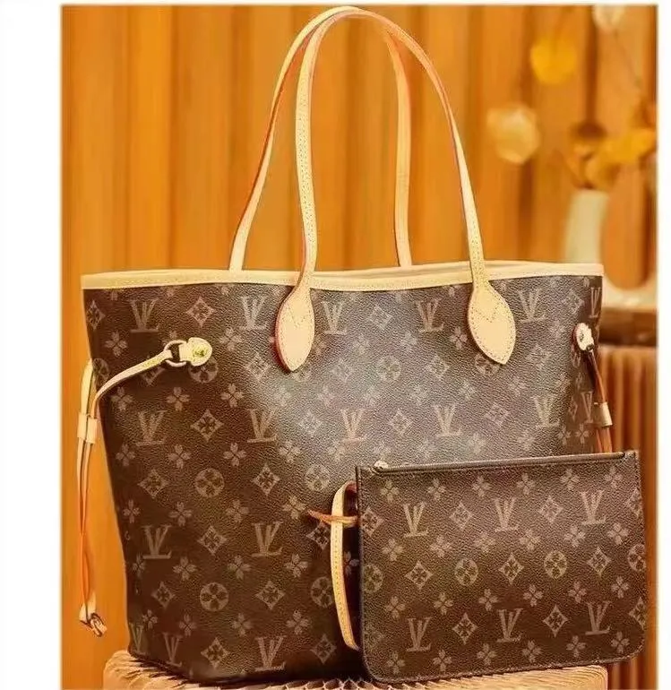10A high quality 2pcs set Top quality Women leather handbag designer lady clutch purse retro shoulder louise Purse vutton Crossbody viuton Bag