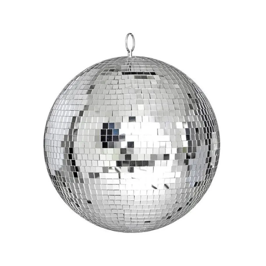 Decoración de fiesta Espejo de cristal grande Disco Ball DJ KTV Barras Luz de escenario Iluminación duradera Reflectante con B2850