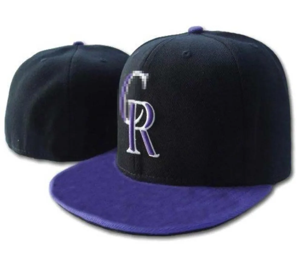 Rockies CR lettera Berretti da baseball Casquettes chapeus per uomo donna sport hip hop moda ossa Cappelli aderenti H128937559