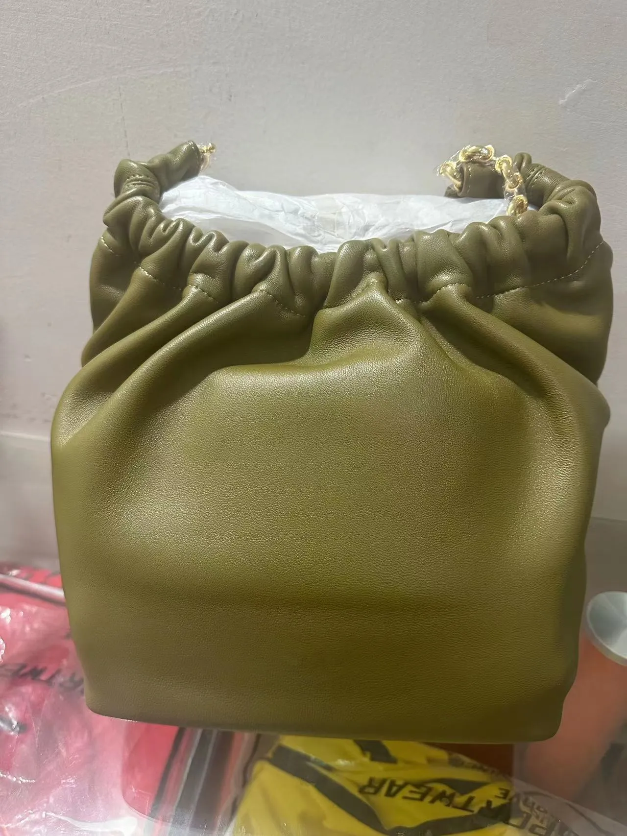 Nappa koyun derisi sıkma kılıfları omuz çantası alt koltuk çantası üst deri moda aksesuarları tote çanta yeni stil geliyor tasarımcı çanta cüzdan çanta çanta