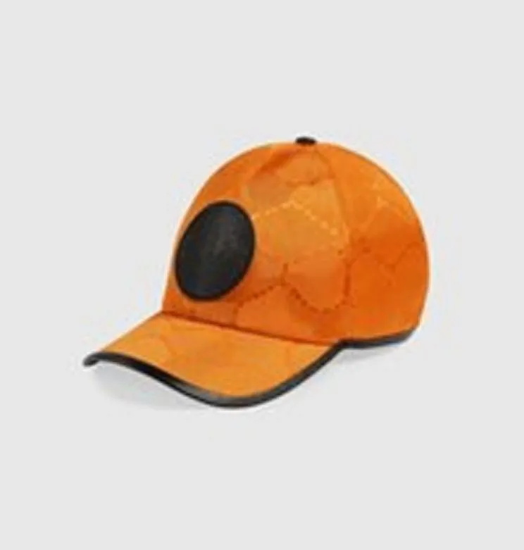 2021 Heren ingerichte baseball caps oranje modeontwerper vrouw hoeden casual paar klassieke letters luxe gorras sport mesh trucker 4355603