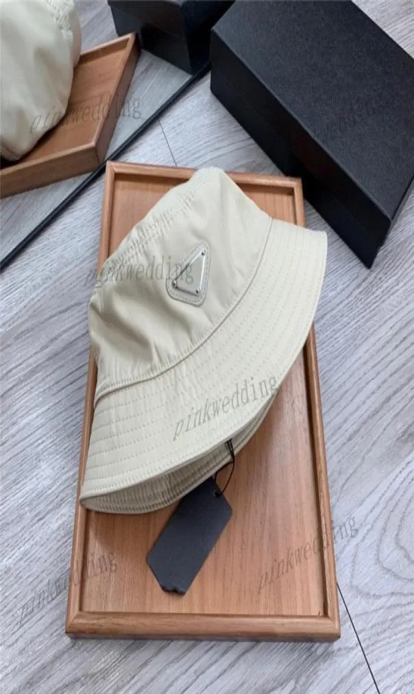 Smooth Soft Sendingy Brim Chaps Triangle Badge Fisherman Hat Simple Breathable Letter Bantage Bucket Outdoor Sunhat1196300