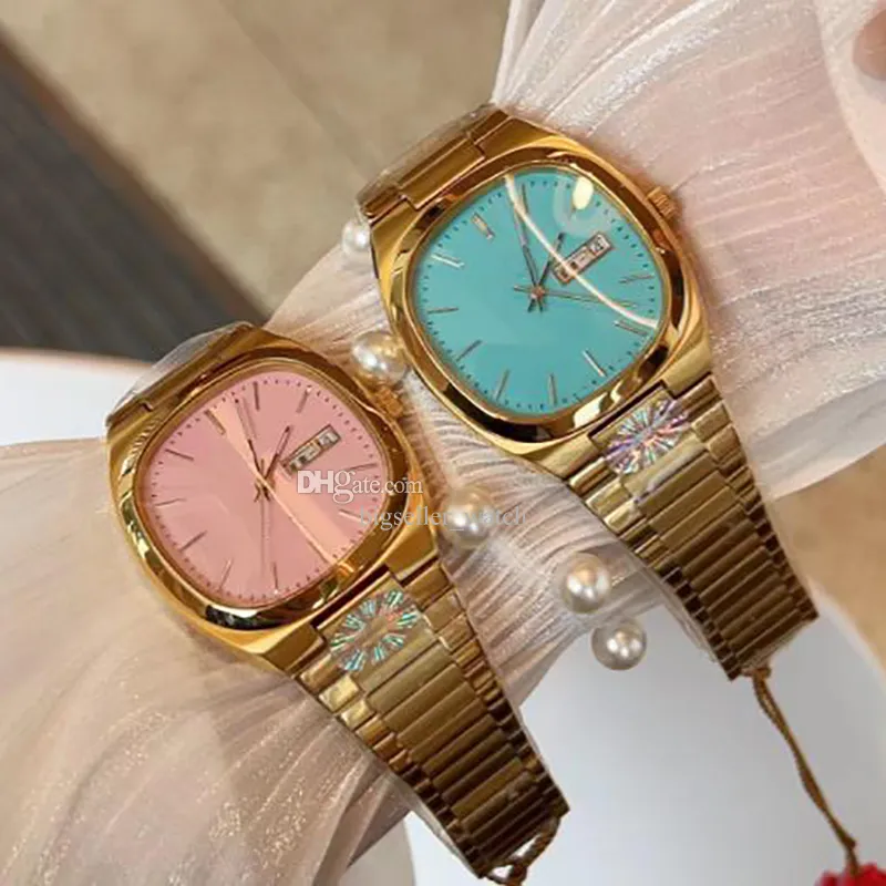 Luxusuhr Erkekler Lüks Kadınlar Klonlanmış İzle 36mm Kuvars Paslanmaz Çelik 904L Yüksek Kaliteli Safir Cam Montres de Luxe KLooni Relojes de Lujo