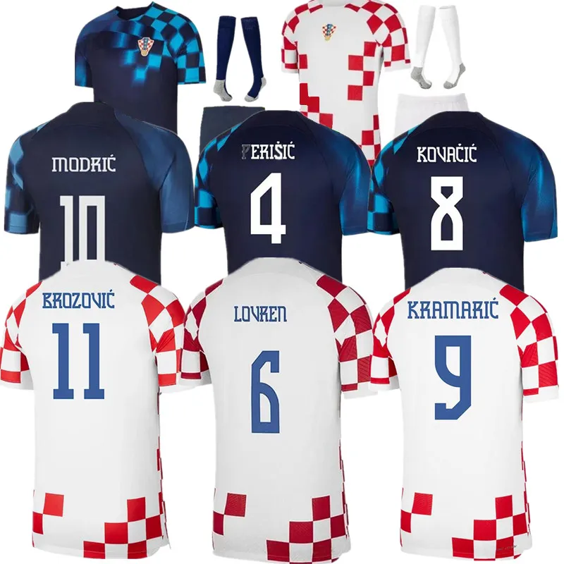 22 23 24 Croacia MODRIC soccer shirt kit national team MANDZUKIC PERISIC KALINIC 2023 2024 Croatia football jerseys KOVACIC Rakitic Kramaric player Men Kids shirt