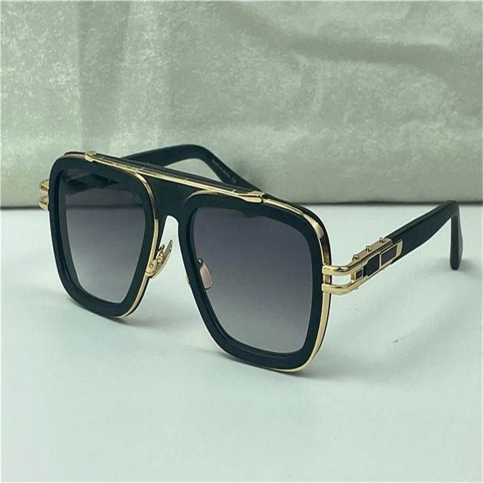 Fashion Man Solglasögon LXN-EV 403 Square Frame Sports Car Shape Design Style Top Quality Outdoor UV 400 Protective Glass med GL256K