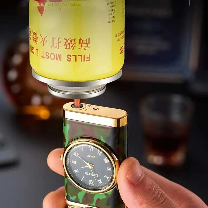 New Metal Rocker Double Fire Cigarette Lighter... From Hebe927, $12.6
