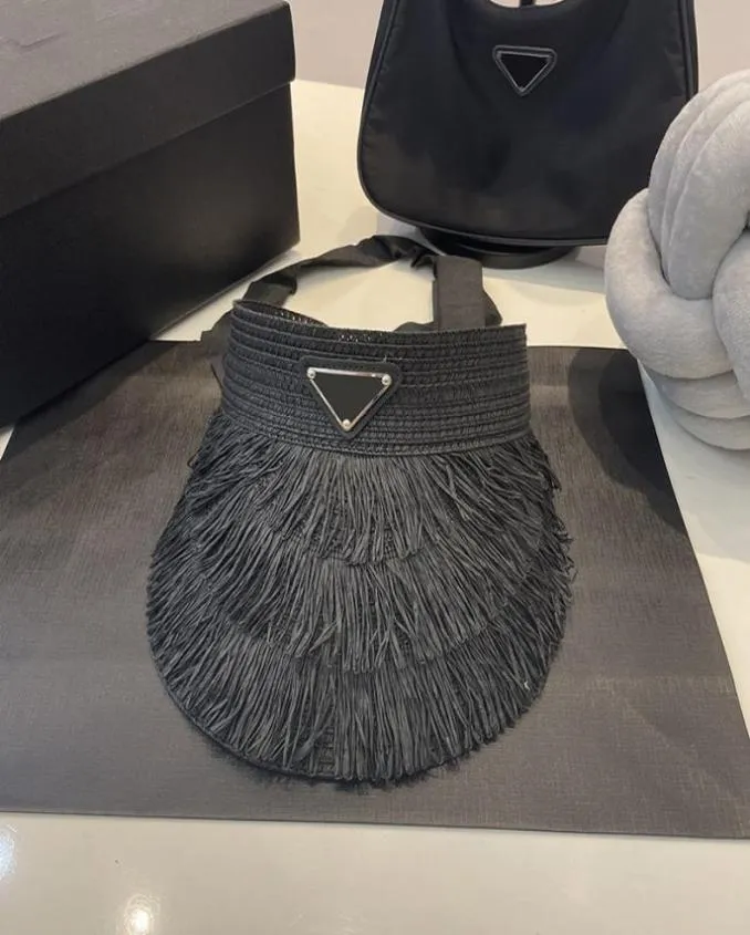 Luxe designer hoeden Vizieren dameshoeden mode driehoek logo eenvoudige klassieke stijl outdoor zonnescherm winkelen toepasbaar good1790834