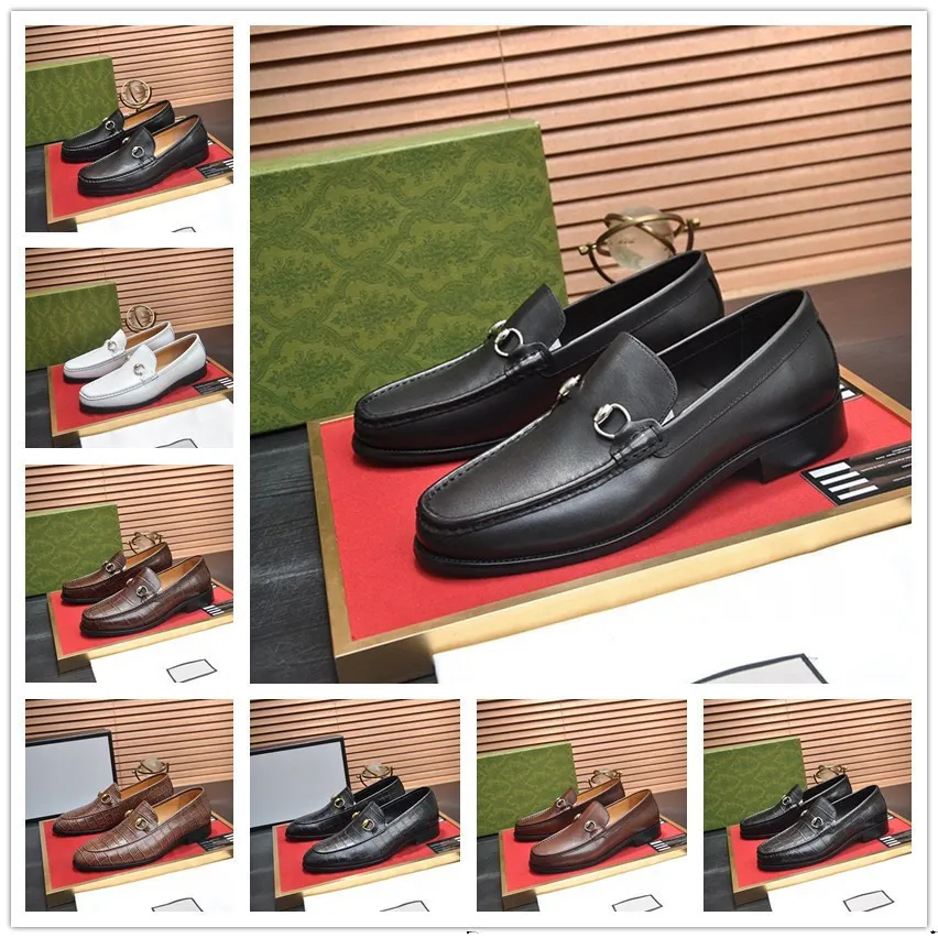 2024 المصمم الجلود غير الرسمي Brogue Oxfords للرجال حذاء 2024 زلاجة في زفاف العمل فستان فاخر أحذية الذكور بولوك الأحذية الرسمية بالإضافة إلى الحجم