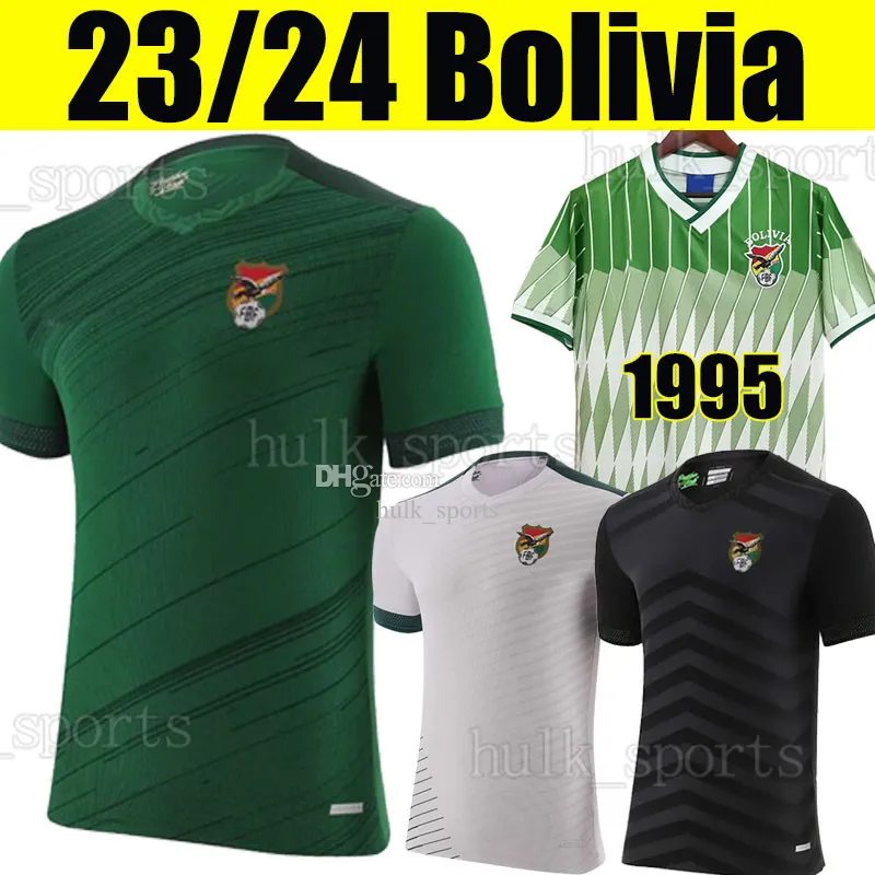 2023 Maglie da calcio boliviane 2024 23 24 casa lontano terzo verde bianco nero ETCHEVERREY 1995 Maglie da calcio retrò casa uniformi vintage classiche