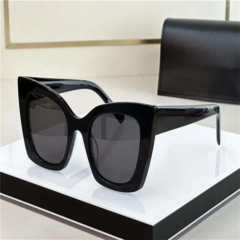 Neue Modedesign-Katzenaugen-Sonnenbrille 552 Acetatrahmen T-Show-Styling High-End-populärer Stil Outdoor-UV400-Schutzbrille257i