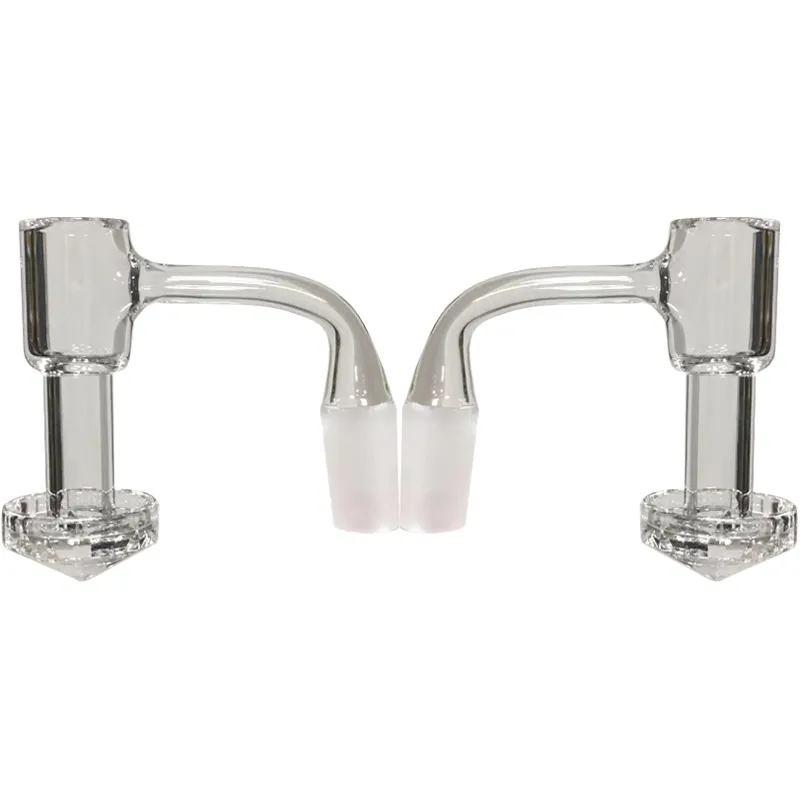 Ensemble de banger à quartz Terp Slurper entièrement soudé avec fond à facettes en diamant et bord biseauté Terp Slurp Dab Nail sans soudure pour bangs en verre narguilé