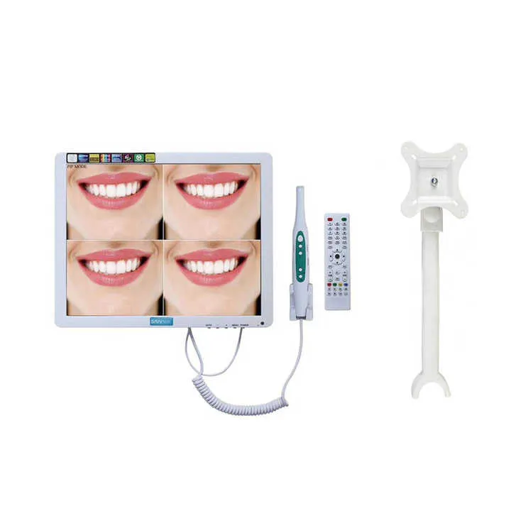 Venda quente câmera intraoral oral dental endoscópio digital com monitor 3.0 megapixels