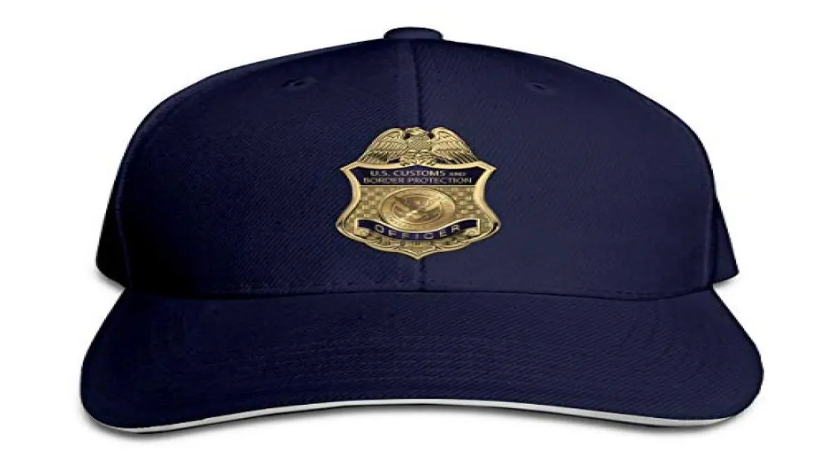 Casquette de Baseball des douanes américaines et de la Protection des frontières, chapeaux Sandwich à visière réglables unisexe pour hommes et femmes, Sports de Baseball en plein air Hiphop 1432959