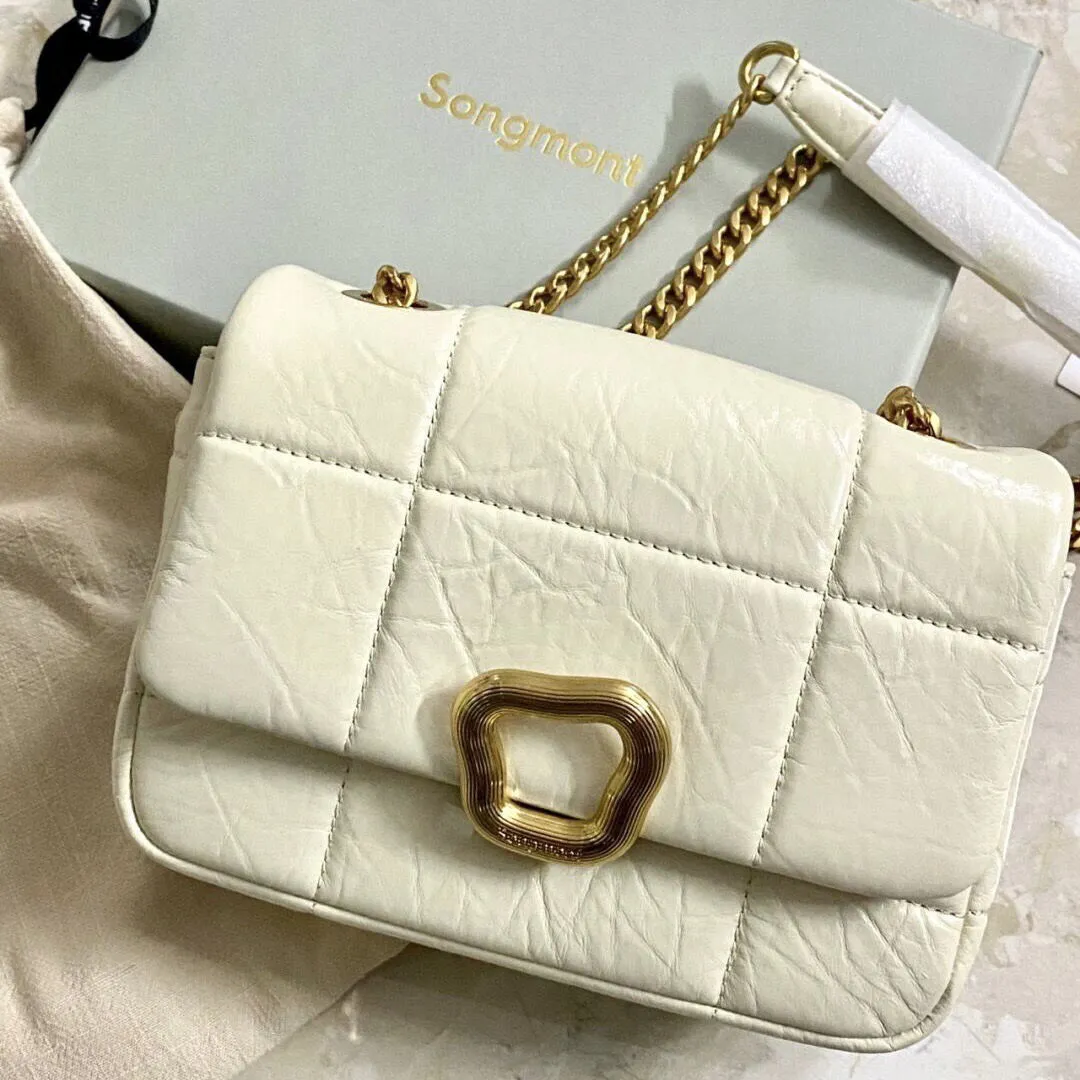 Vendita calda Sac Borse a mano a spalla trapuntate in vera pelle originale Borsa a specchio di qualità Marche famose Borse di lusso Borse da donna Designer Songmont Bag Dhgate Nuovo