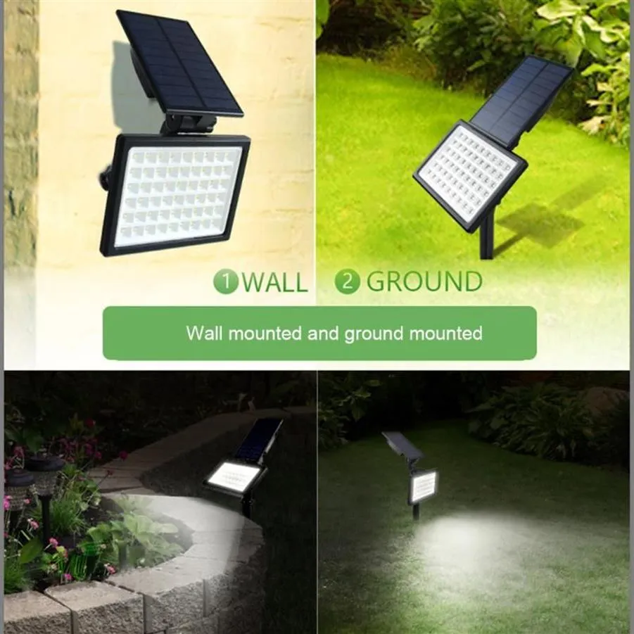 Lâmpadas de gramado LED Solar Interruptor Automático Luz À Prova D 'Água Ao Ar Livre Estacas de Jardim Spotlight Quintal Arte Para Casa Pátio Decoration304G