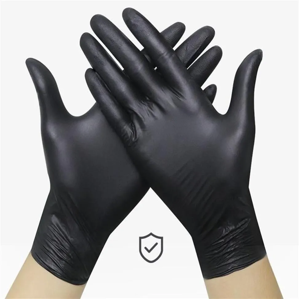 Gants de cuisine spéciaux à cinq doigts, en nitrile épais, pour la vaisselle chirurgicale, en caoutchouc de silicone, skin299d