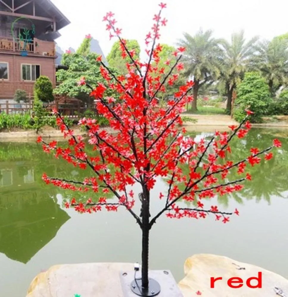 Handmade Artificial LED Cherry Blossom Tree night Light New year Christmas wedding Decoration Lights 15 m LED tree light5076153