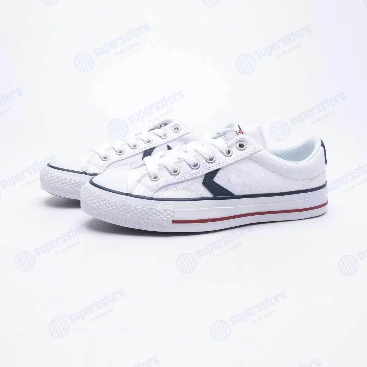 Star Player 76 Canvas Sneakers For Classic Conversity Men Kvinnor Skor Casual Sports Stars Low High White Black Chuck Chucks Platform