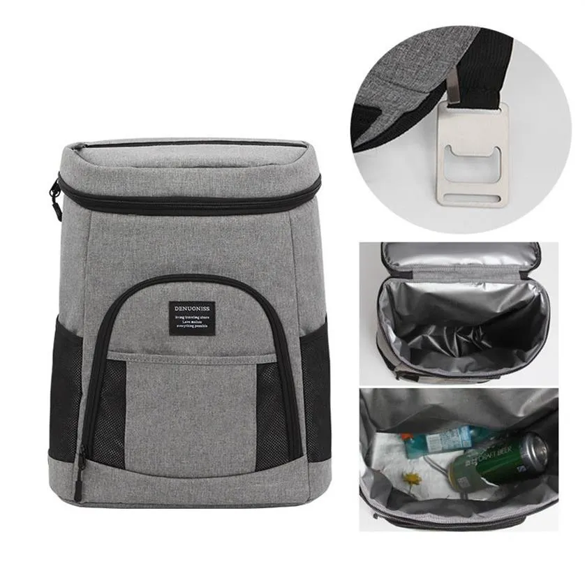 Thermische koeler geïsoleerde picknicktas functioneel patroon voor werk klimmen reiss backpack lunchbox bolsa termica loncheras251p