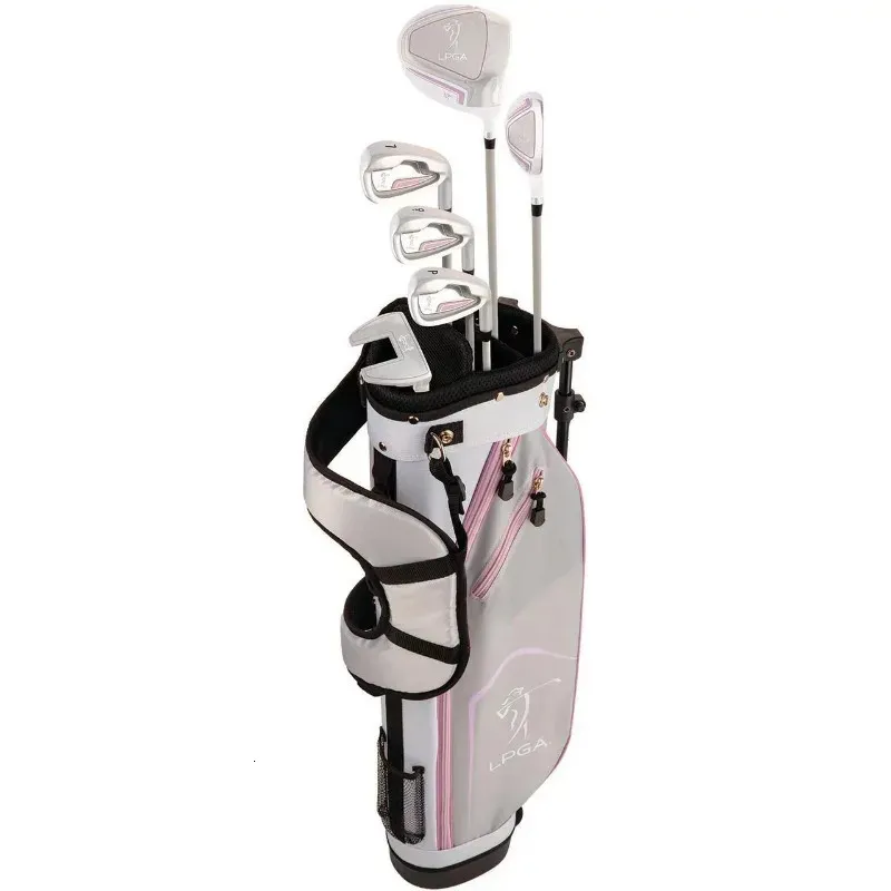 Sacos de golfe LPGA 8 peças conjunto de taco de golfe feminino destreza para a mão direita 231211