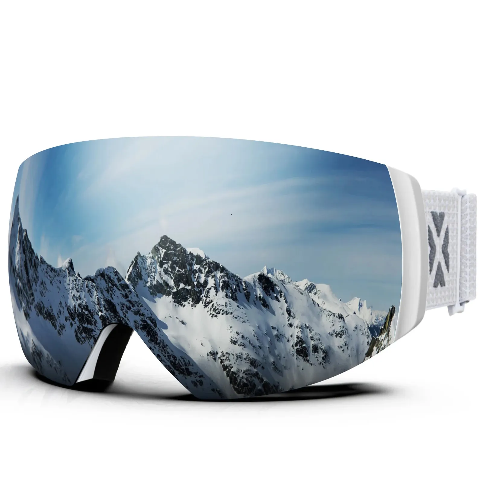 Lunettes de ski MAXJULI hommes femmes OTG neige avec lentille HD antibuée magnétique interchangeable Protection UV M6 231211