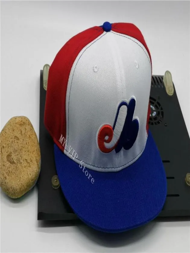 2021 Canada Expos Casquettes Ajustées Mode Hip Hop Taille Chapeaux Casquettes De Baseball Adulte Visière Plate Pour Hommes Femmes Plein Closed3640435