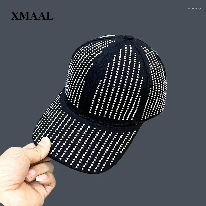 Top Caps Kadın şapkaları Snapback Beyzbol Kapağı Kemik Yaz Lüks Gorros Açık Rhinestone Hip Hop şapka Plajı Chapeu Feminino