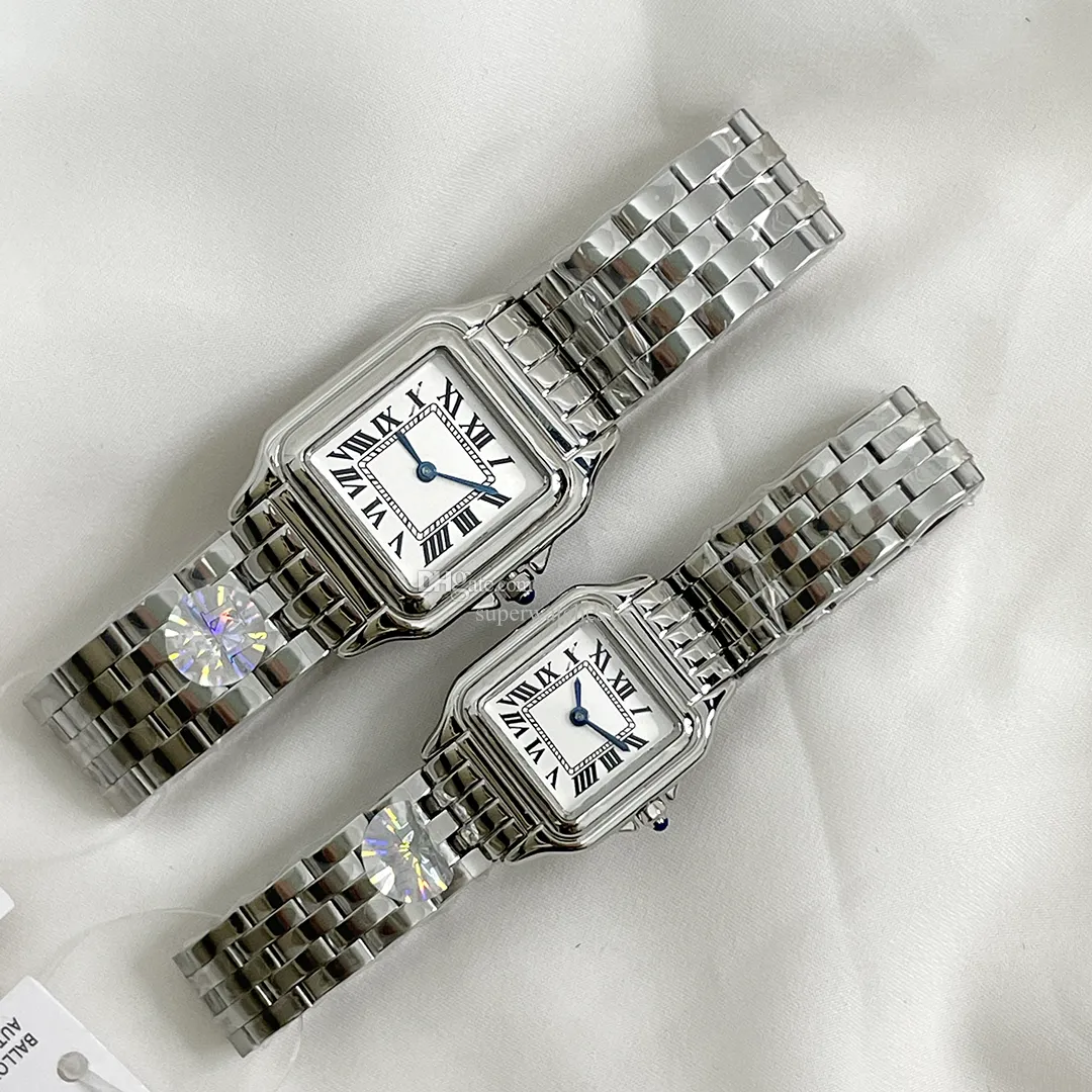 Relojes para mujer Reloj cuadrado Reloj de oro para mujer Reloj de cuarzo Relojes de pulsera super luminosos de acero inoxidable Reloj de lujo Reloj