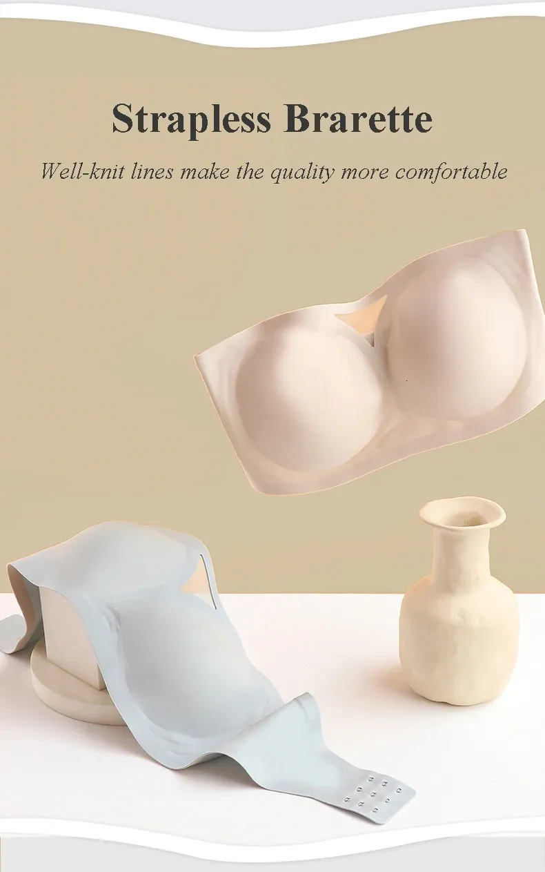 Soft Seamless Push Up Bra For Women Tube Top Lingerie With Drop Tier  Design, Push Up Wire, And Seamless Invisibility Ideal For Sexy Lounging And  Casual Wear From Heng02, $13.9