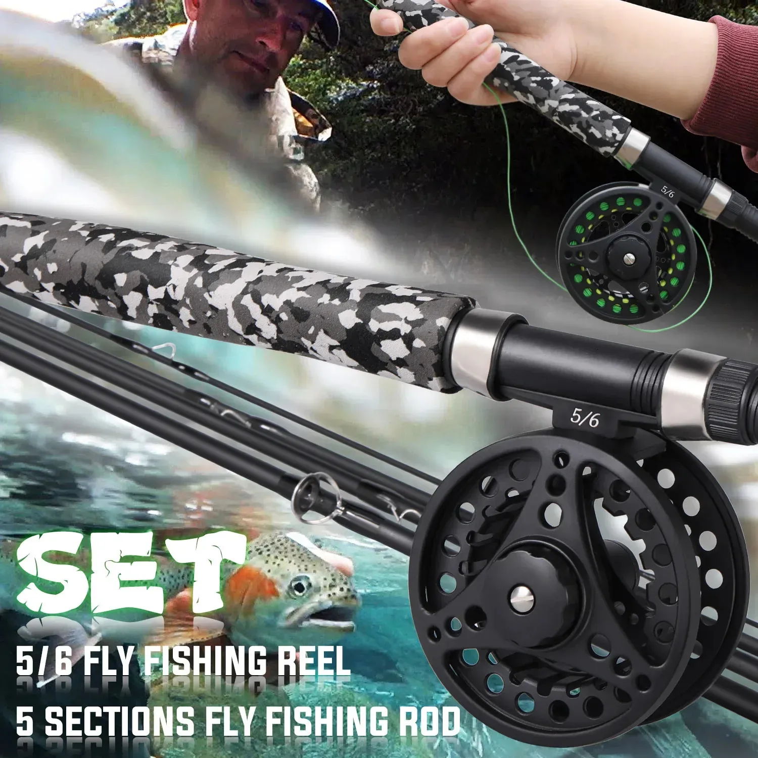Sougayilang 2 7m Fly Rod & Reel Set: Lightweight, High Performance  Flyfishing Equipment From Zhi09, $78.1
