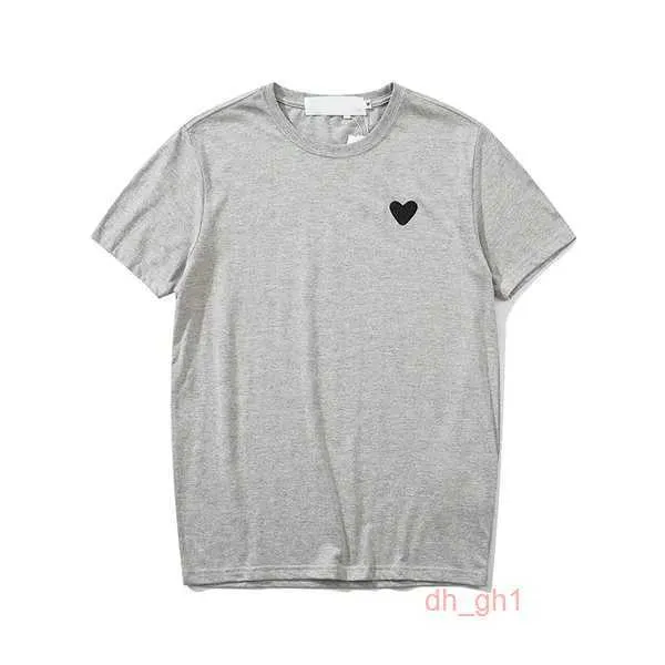 Cdg T-shirt pour hommes Amour Designer pour hommes Nouveau t-shirt Motif ample T-shirt Lettre de poitrine derrière le coeur Hip Hop Fun Chemise imprimée 5 0YGH