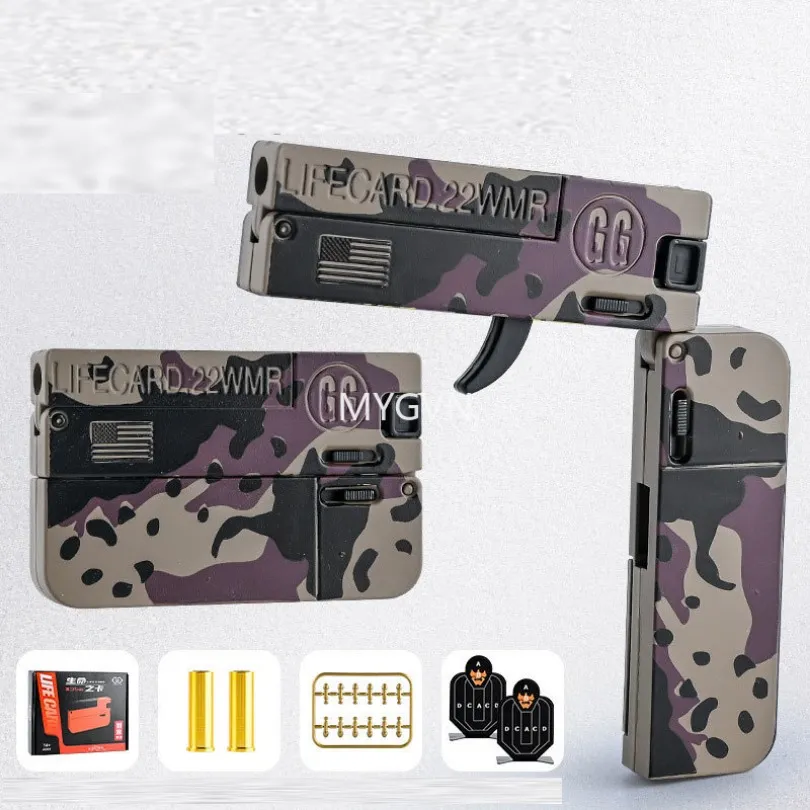 ミニフォールドトイガンモデル 合金構造、コレクターや愛好家向けの