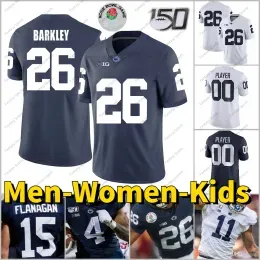 26 Saquon Barkley Football Jersey Parsons Trace McSorley 88 Mike Gesicki 2 Marcus Allen Clifford Dotson 9 14 11 2 26 No Name White Navy Coll