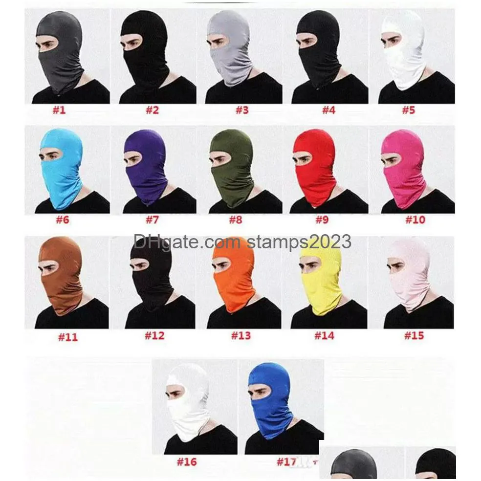 Máscaras de festa Carro-Partment Clavas Esportes Pescoço Face Máscara Ski Snowboard Wind Cap Polícia Ciclismo Motocicleta Drop Delivery Home Gard Dh5Kg