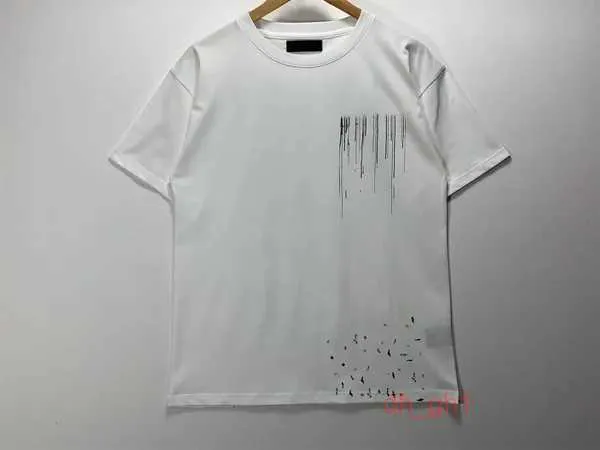 Amirss T-shirt ample pour homme et femme - T-shirt court avec graffitis - Lettre d'été de qualité - Col rond Amis imprimé pour homme - Hip Hop 1 3J09
