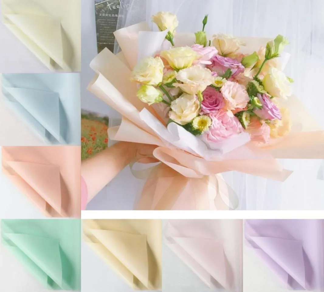 Floristen-Geschenkpapier, 20 Stück, 60 x 60 cm, für Hochzeit, Valentinstag, Blumenstrauß, wasserdicht, Geschenkpapier, Zubehör 2607755