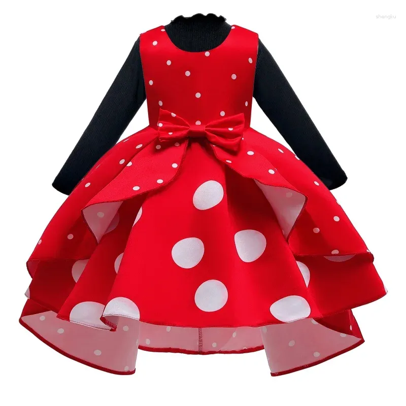 Vestidos de menina ins crianças camisa vermelha roupas infantis meninas vestido de princesa mais fundo conjunto de duas peças